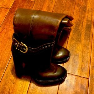 Salvatore Ferragamo Boots, Sz.10, Color: Brown